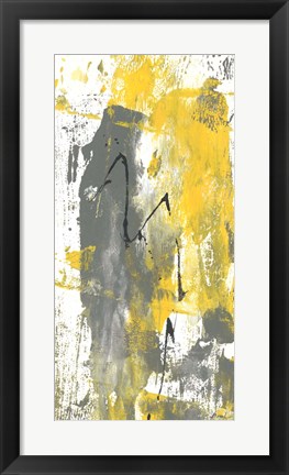 Framed Grey Movement IV Print