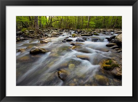 Framed Golden Flow Print