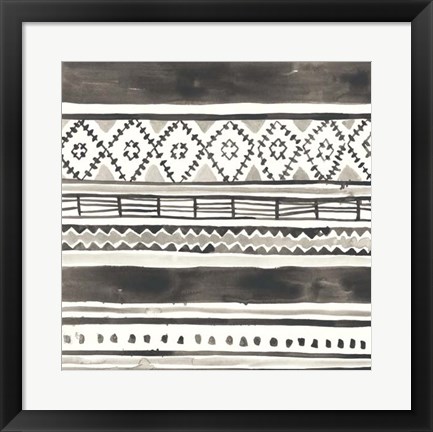 Framed Tribal Echo IV Print