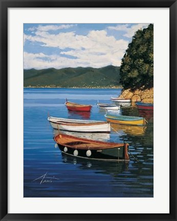 Framed Scorcio Sul Golfo Print