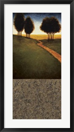 Framed Lighted Path II Print