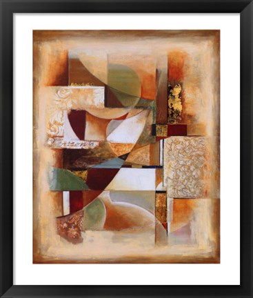 Framed Abstract Collage II Print