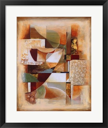 Framed Abstract Collage II Print