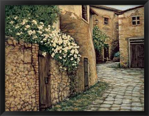 Framed Ruelle de Village II Print