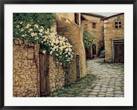 Framed Ruelle de Village II Print