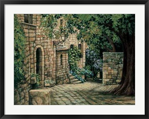 Framed Ruelle de Village I Print