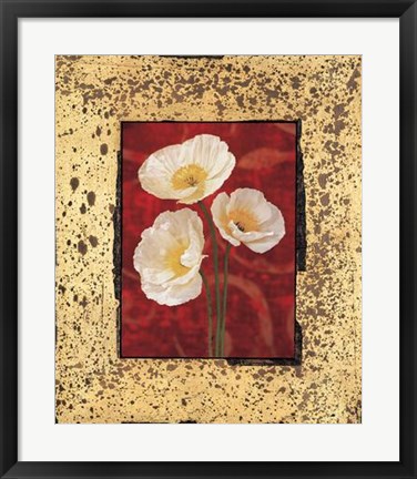 Framed Poppies Print