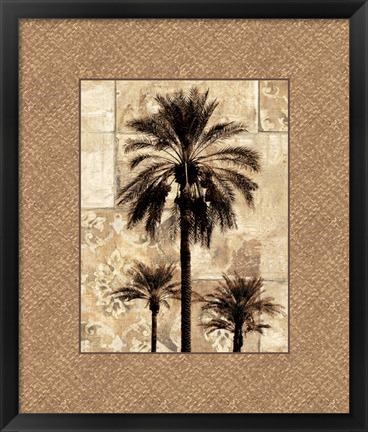 Framed Palm Paradise I Print