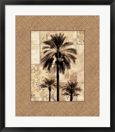 Framed Palm Paradise I Print