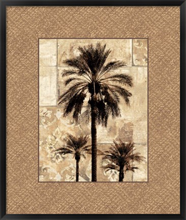 Framed Palm Paradise I Print