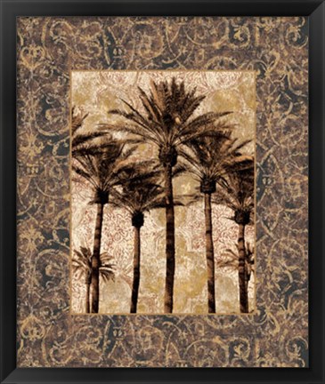 Framed Palm Collage II Print