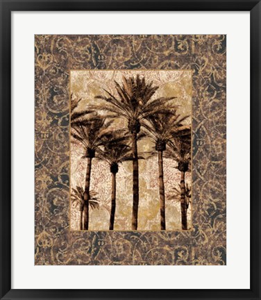 Framed Palm Collage II Print