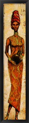 Framed African Woman II Print