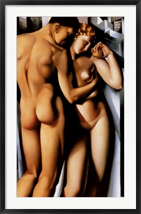 Framed Adam and Eve Print