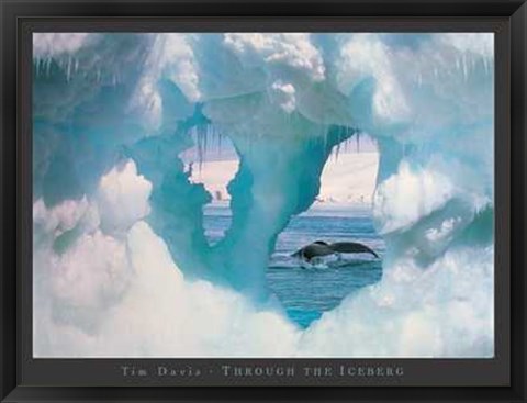 Framed Through the Iceberg Print