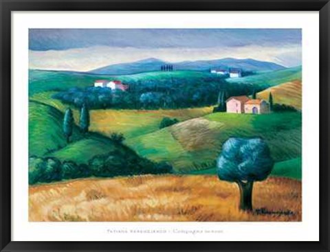 Framed Campagna Senese Print