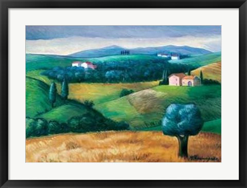 Framed Campagna Senese Print