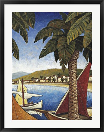 Framed Cote D&#39;azur II Print