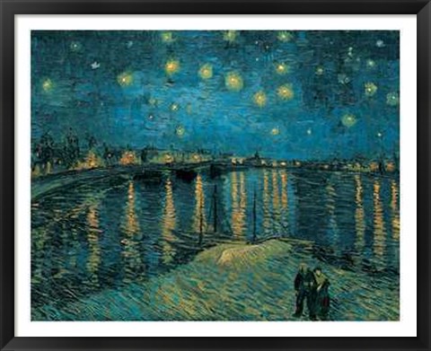 Framed Starlight Over the Rhone, c.1888 Print