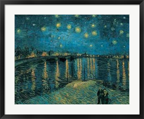 Framed Starlight Over the Rhone, c.1888 Print