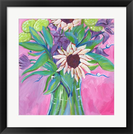 Framed Flowers Print