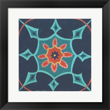 Framed Boho Chic III Print