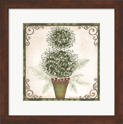 Framed Topiary IV Print