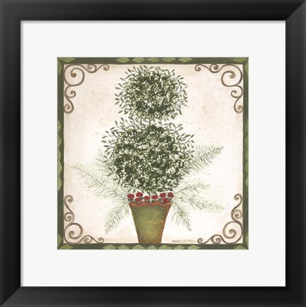 Framed Topiary IV Print