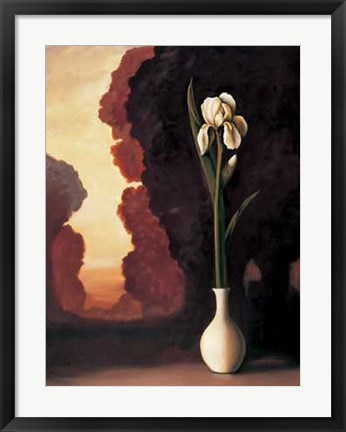 Framed Floral Sunrise II Print