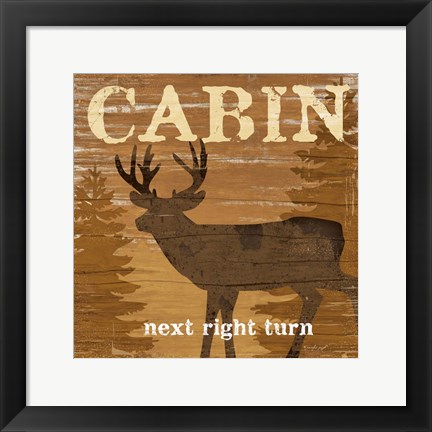 Framed Cabin Print