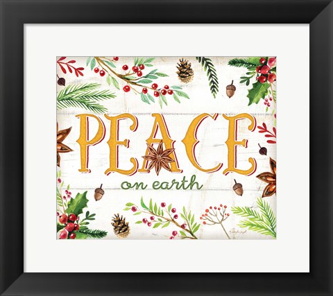 Framed Peace Print