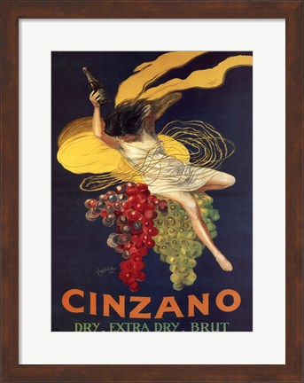 Framed Cinzano Print