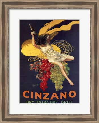 Framed Cinzano Print