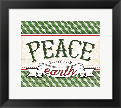 Framed Peace on Earth Print