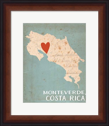 Framed Costa Rica Print