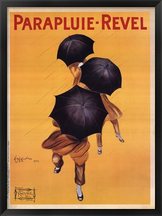 Framed Parapluie Revel Print