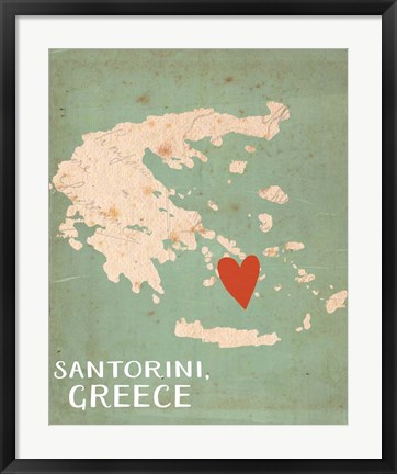 Framed Greece Print