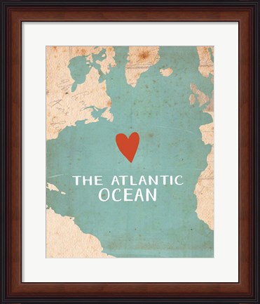 Framed Atlantic Ocean Print