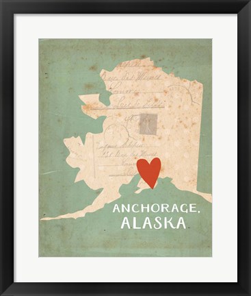 Framed Alaska Print