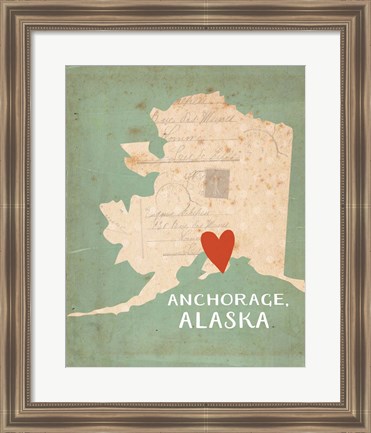 Framed Alaska Print