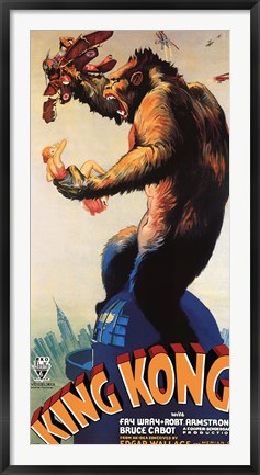 Framed King Kong, c.1933 Print