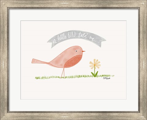 Framed Little Bird Print