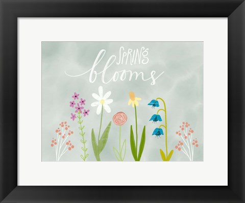 Framed Spring Blooms Print