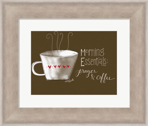 Framed Morning Essentials Print