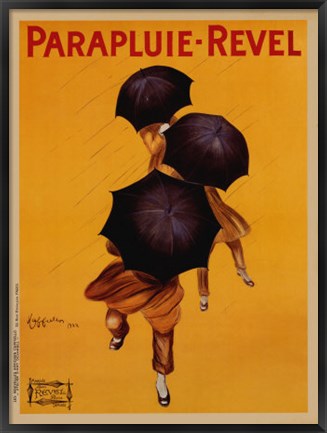 Framed Parapluie Revel Print