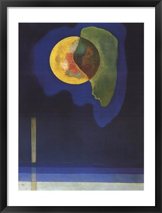 Framed Cercle Jaune, c.1926 Print