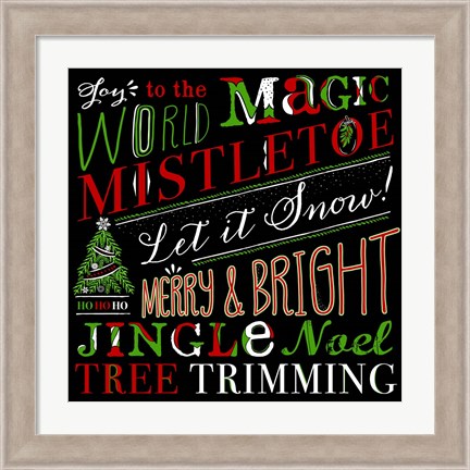 Framed Holiday Happiness Print