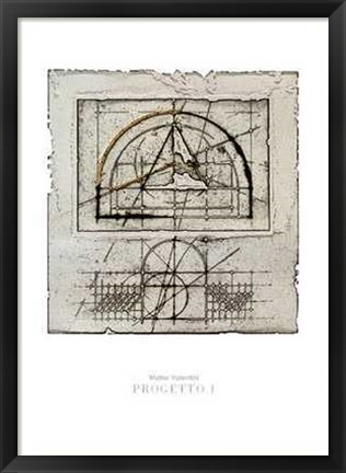 Framed Progetto I Print