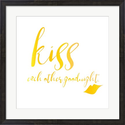 Framed Kiss Print