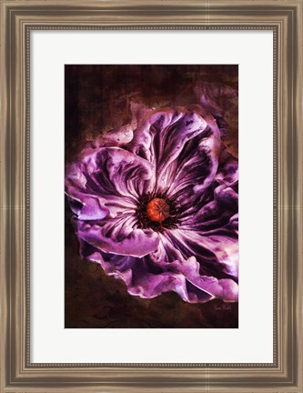 Framed Royal Purple Print
